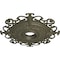 Ekena Millwork Orleans Ceiling Medallion (Fits Canopies up to 8 1/4"), 38 3/8"OD x 6 5/8"ID x 2 7/8"P, Witch Hazel CM38OLWHF - alternate 4